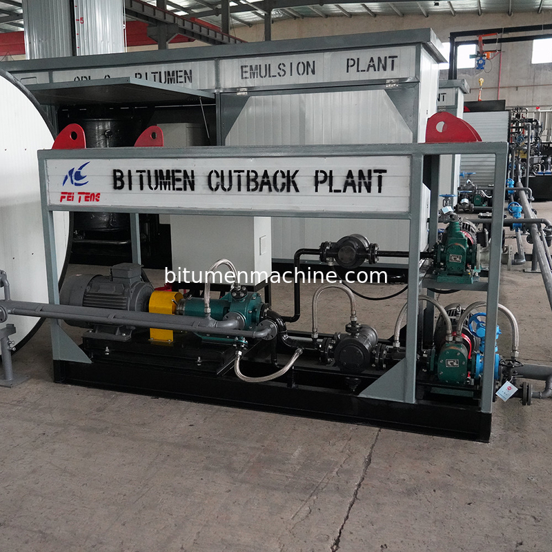 High Efficiency PLC Bitumen Cutback Production Plant for asphalt plant