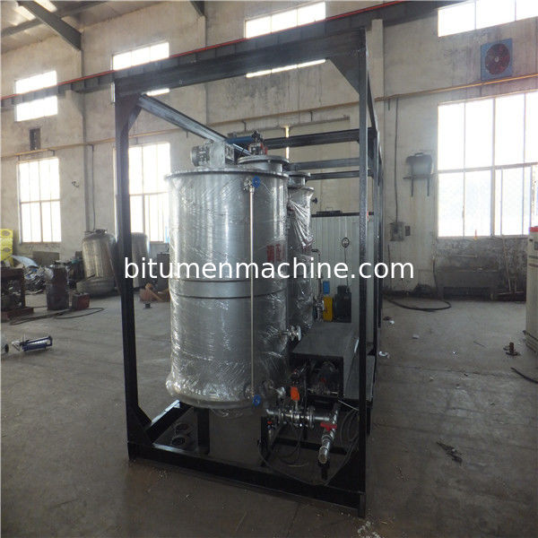 Modified Bitumen Emulsion Plant Water Heated By Thermal Oil Customized Color